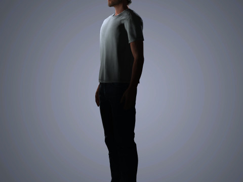 Bradley Cooper Character 3D Model