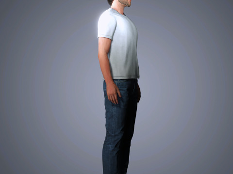 Bradley Cooper Character 3D Model