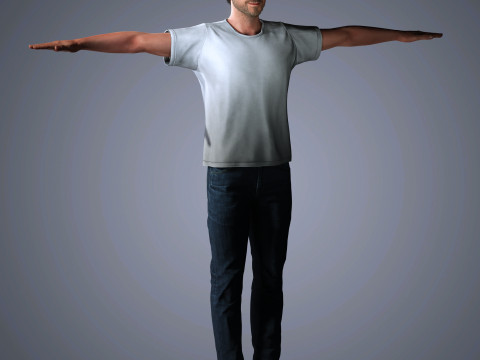 Bradley Cooper Character 3D Model