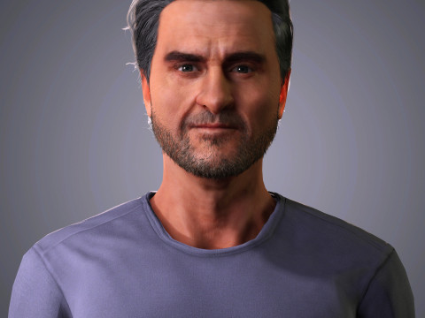 Joaquin Phoenix Character 3Dモデル
