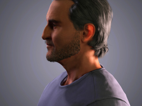 Joaquin Phoenix Character Model 3D