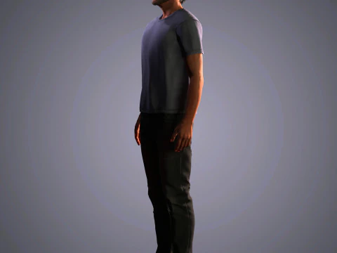 Joaquin Phoenix Character 3D Model