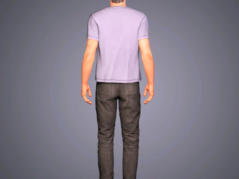 Joaquin Phoenix Character 3D Model