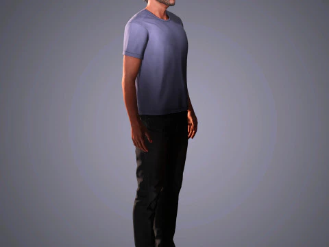 Joaquin Phoenix Character 3D Model