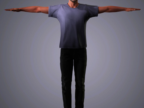 Joaquin Phoenix Character Model 3D