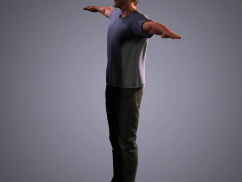 Joaquin Phoenix Character 3D Model