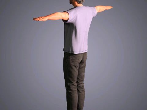 Joaquin Phoenix Character 3D Model