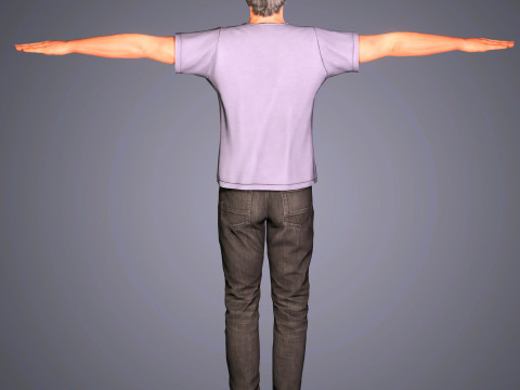 Joaquin Phoenix Character Model 3D