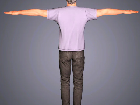 Joaquin Phoenix Character 3D Model