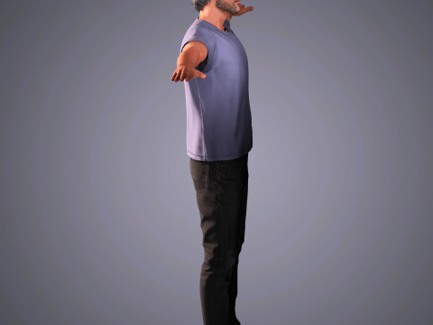 Joaquin Phoenix Character Model 3D