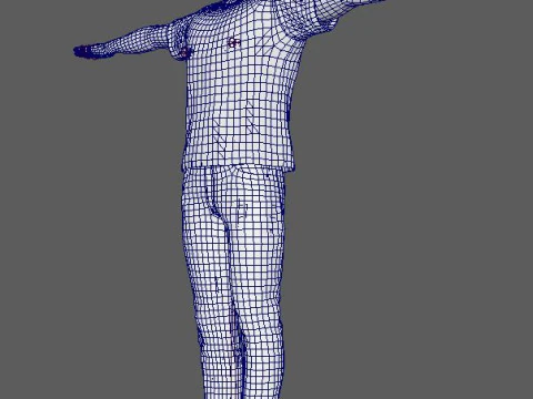 Joaquin Phoenix Character 3D Model