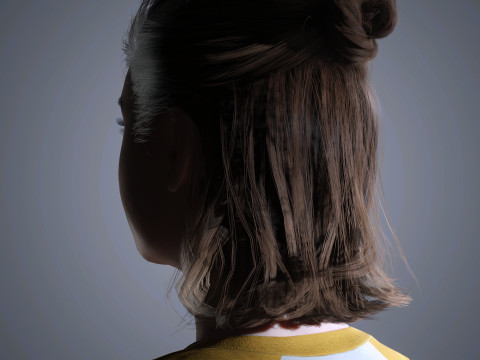Lily Collins Character 3D Модель