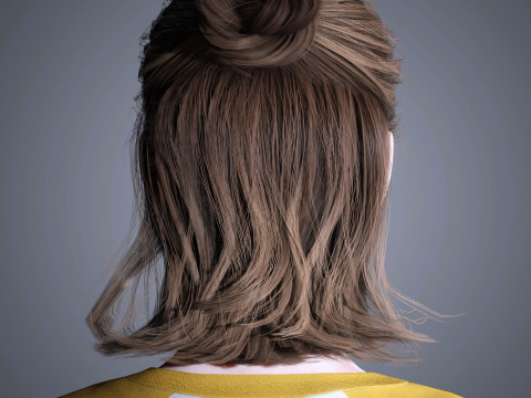 Lily Collins Character 3D Модель