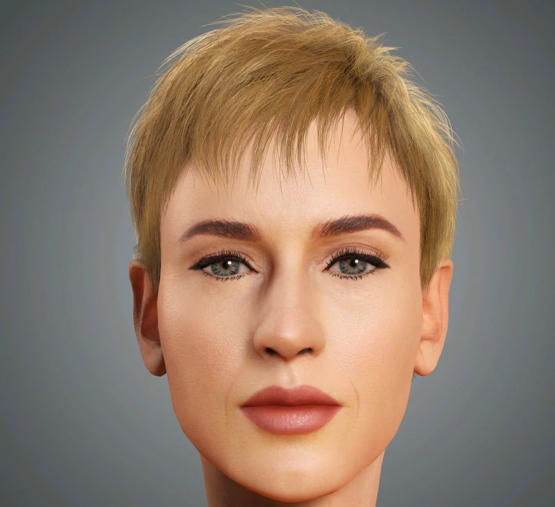 Katy Perry Character 3D Model .c4d .max .obj .3ds .fbx .stl .blend 