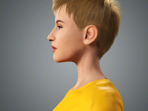 Katy Perry Character 3D Model