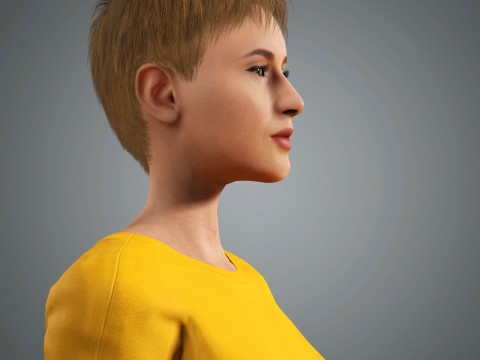 Katy Perry Character 3D Model
