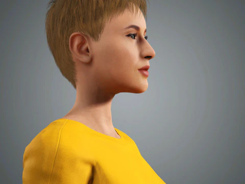 Katy Perry Character 3D Model