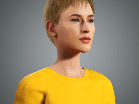 Katy Perry Character 3D Model