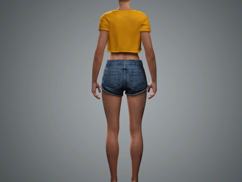 Katy Perry Character 3D Model