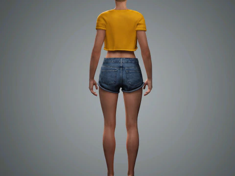 Katy Perry Character 3D Model