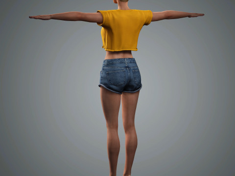 Katy Perry Character 3D Model