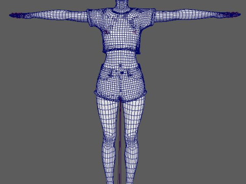 Katy Perry Character 3D Model