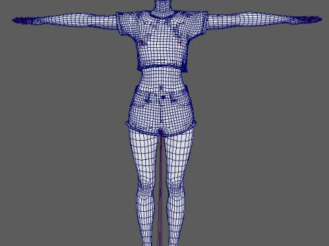 Katy Perry Character 3D Model