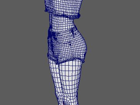 Katy Perry Character 3D Model