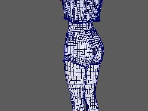 Katy Perry Character 3D Model