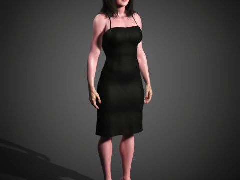 Melanie Lynskey Character 3D Model