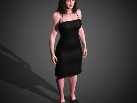 Melanie Lynskey Character 3D Model