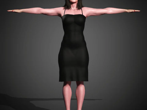Melanie Lynskey Character 3D Model
