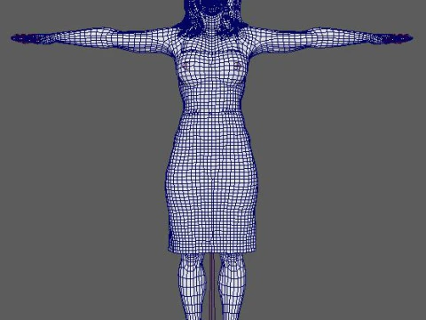 Melanie Lynskey Character 3D Model