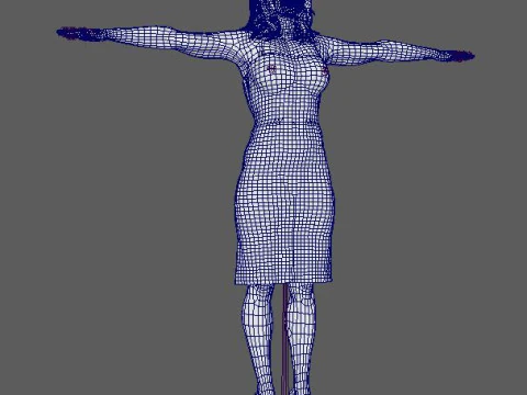 Melanie Lynskey Character 3D Model