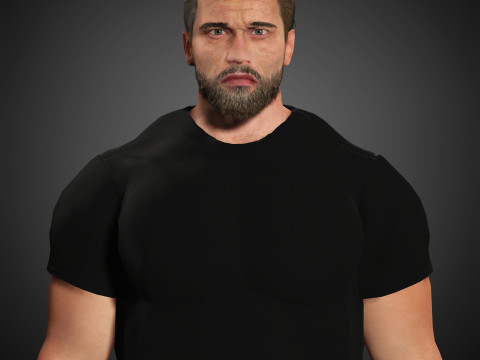 Arnold Schwarzenegger Character Modelo 3D