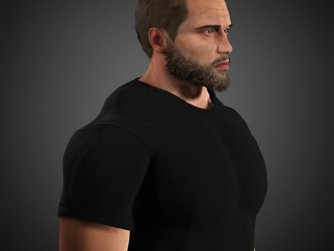 Arnold Schwarzenegger Character Modelo 3D