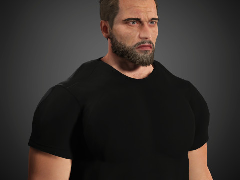Arnold Schwarzenegger Character Modelo 3D