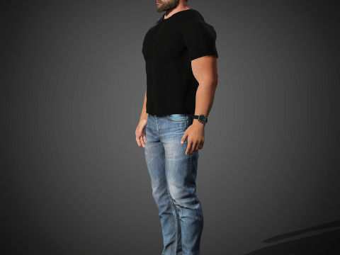 Arnold Schwarzenegger Character Modelo 3D