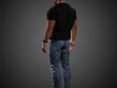 Arnold Schwarzenegger Character Modelo 3D