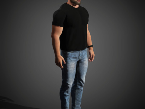 Arnold Schwarzenegger Character Modelo 3D