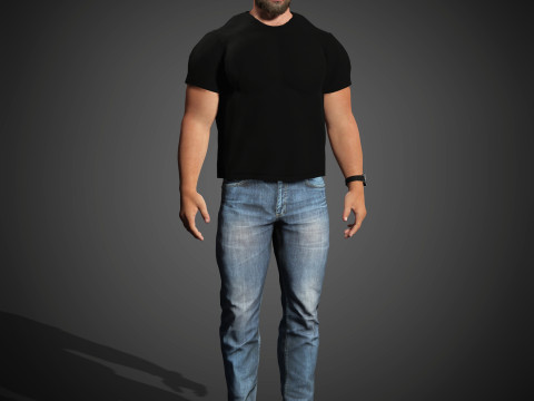 Arnold Schwarzenegger Character Modelo 3D