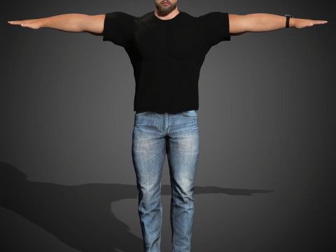 Arnold Schwarzenegger Character Modelo 3D