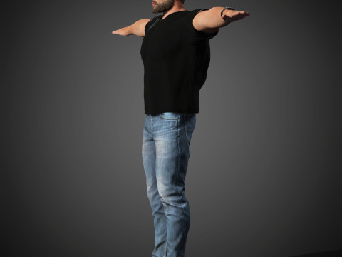 Arnold Schwarzenegger Character Modelo 3D