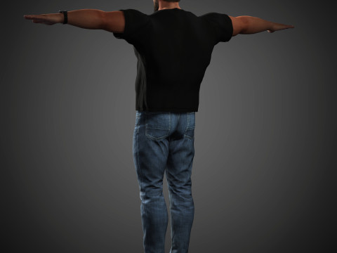 Arnold Schwarzenegger Character Modelo 3D