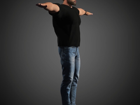 Arnold Schwarzenegger Character Modelo 3D