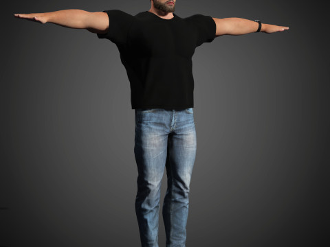 Arnold Schwarzenegger Character Modelo 3D