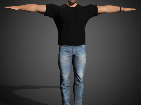 Arnold Schwarzenegger Character Modelo 3D