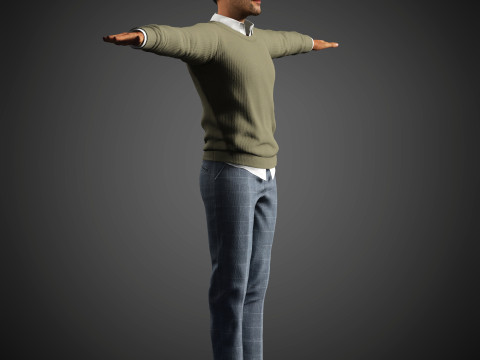 Christopher Abbott Character 3Dモデル