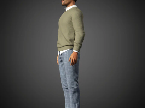 Christopher Abbott Character 3D Model