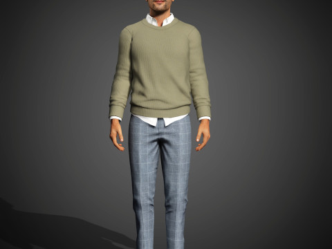 Christopher Abbott Character 3Dモデル